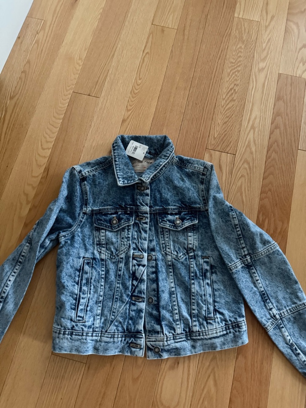Blue wash Denim Jacket - Light Blue